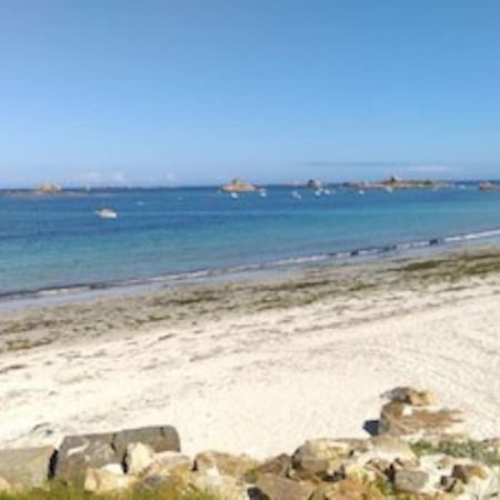 Chalet Familial En Bois A 150 M De La Mer Santec Exterior foto